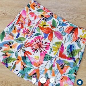 Rip Skirt Floral Wrap Skirt in Length 1